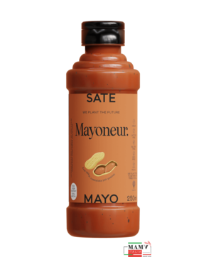 СОУС SATE MAYONEUR (пикантный индонезийский арахисовый соус САТАЙ) Нидерланды 250 мл (веган, без глютена, 100% Халяль)