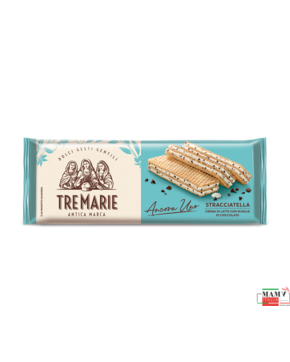 Вафли Страчателла со сливочным кремом и кусочками темного шоколада Tre Marie 140г