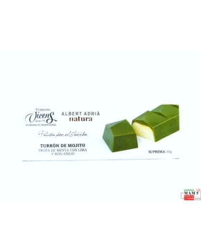 Туррон MOJITO с ромом, лаймом и мятой Albert Adrià 140 г Vicens