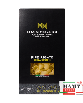 Паста Massimo Zero Пипе Ригате из кукурузы и риса без глютена 400г