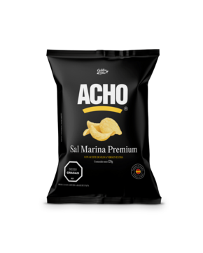 Картофельные чипсы Премиум Acho классические с оливковым маслом и морской солью без глютена