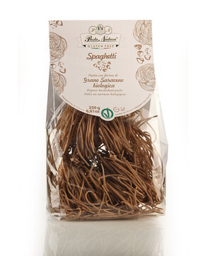 Органические спагетти из гречневой муки PASTA NATURA без глютена 250г