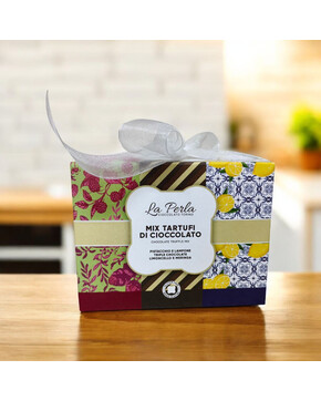 Конфеты трюфель La Perla MIX в подарочной упаковке La Perla Di Torino 240 гр