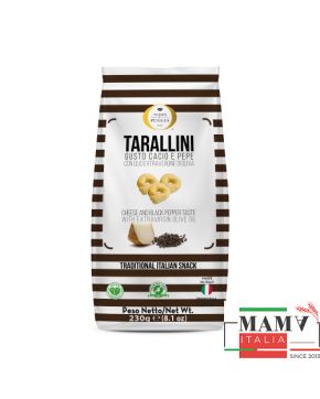 Тараллини классические с Сыром , черным перцем и оливковым маслом экстра верджин 230 гр.Terra di .Puglia