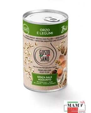 Органический бобовый микс с полбой 400 г (без добавления соли и сахара) Gusto Sano