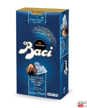 Конфеты шоколадные Baci Original с цельным лесным орехом в подарочной упаковке 175 гр. Baci Perugina