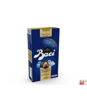 Конфеты шоколадные Baci с цельным лесным орехом ассорти в подарочной упаковке 175 гр. Baci Perugina